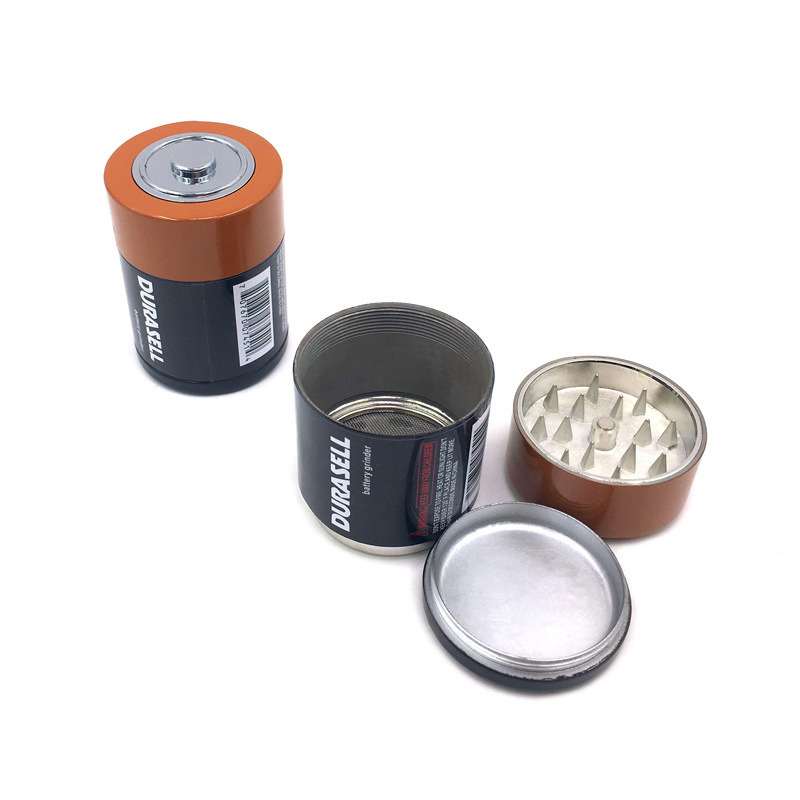 Grinder za cigarete od cinkove legure, trostruki sloj, metalni dodatak za pušenje s otporom na vjetar, dekorativan, za kolekciju i skladištenje