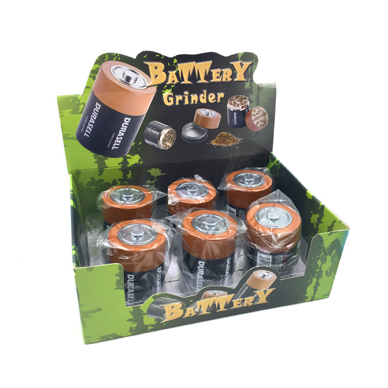 Grinder za cigarete od cinkove legure, trostruki sloj, metalni dodatak za pušenje s otporom na vjetar, dekorativan, za kolekciju i skladištenje