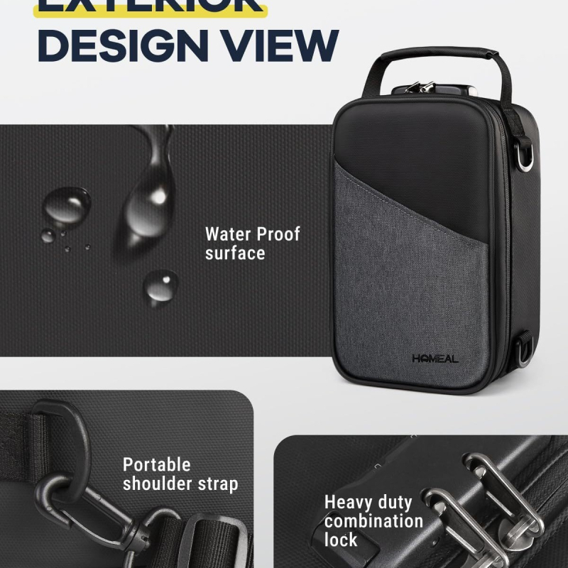 Szagtalanító tároló doboz jelszavas zárakkal (24 L kapacitás; anyag: textil; logó nyomtatás; testreszabás elérhető; utazáshoz ideális)