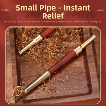 Πίπα καπνίσματος με ξύλινη λαβή, κλασικός σχεδιασμός, διακοσμητικό και συλλεκτικό