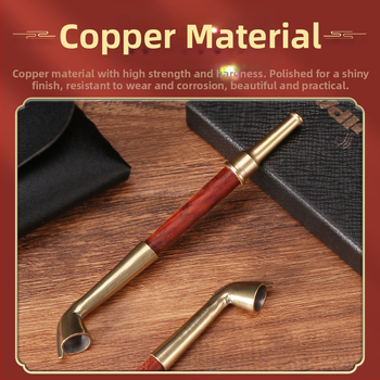 Πίπα καπνίσματος με ξύλινη λαβή, κλασικός σχεδιασμός, διακοσμητικό και συλλεκτικό