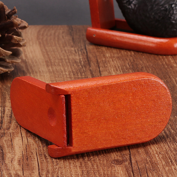 Ξύλινο διπλωτό ράφι πίπας, φορητή βάση επίδειξης από μαόνι και ροζέ ξύλο, ρετρό στυλ