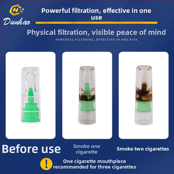 Διασπώμενο ακρυλικό φίλτρο τσιγάρου με μικροπορωτικό φιλτράρισμα, για άνδρες και γυναίκες; Υλικό: Ακρυλικό; Μονόχρηστο: Ναι; Εκτύπωση Λογότυπου: Ναι; Παραμετροποίηση: Ναι; Ιδιωτική Ετικέτα: Διαθέσιμη