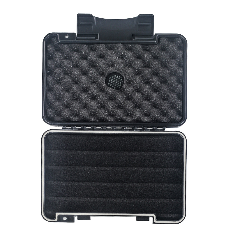 Cook Bull πέντε τεμάχια ταξιδιωτικό κουτί πούρων με υγρόμετρο, φορητό και αδιάβροχο