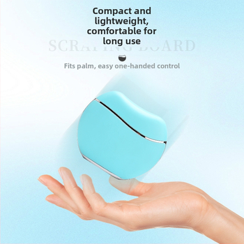 Платка за масаж със скрапинг с етерично масло – материал от рог, компактна и лека