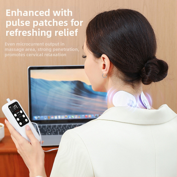 USB maitinamas galvos masažuoklis, mygtukų valdymas, 4 režimai, karšto kompresijos masažas, modelis 0017