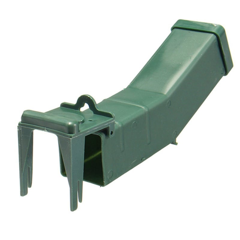 Pelės gaudyklė su masalo kanalu, tvirta konstrukcija, ne toksinis, pakuotė 100 vnt.