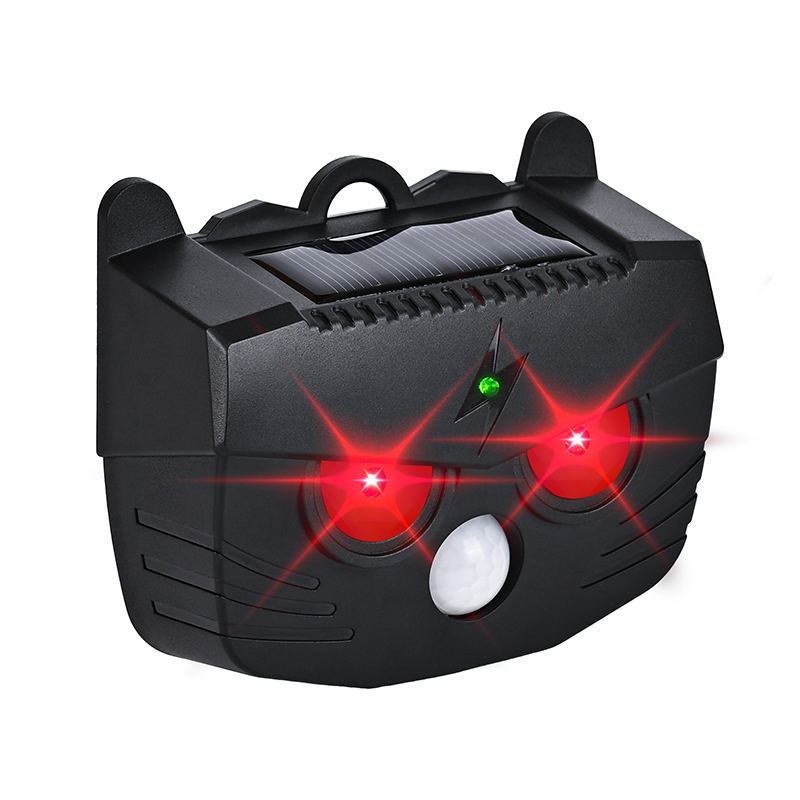 Išorinis ultragarso gyvūnų repelentas, gyvūno formos dizainas, saulės energija, Modelis 219A, dažnis 20K-45KHZ, galia 0.1W