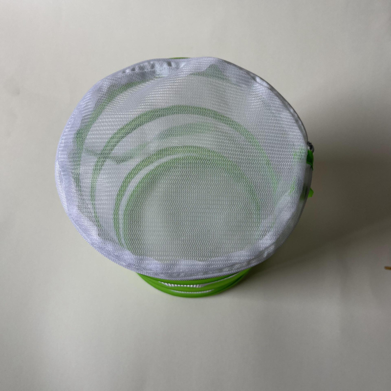 Kültéri pillangó ketrec - összecsukható, hordozható hálóval, fém + háló konstrukció, testreszabható, nyomtatás támogatott