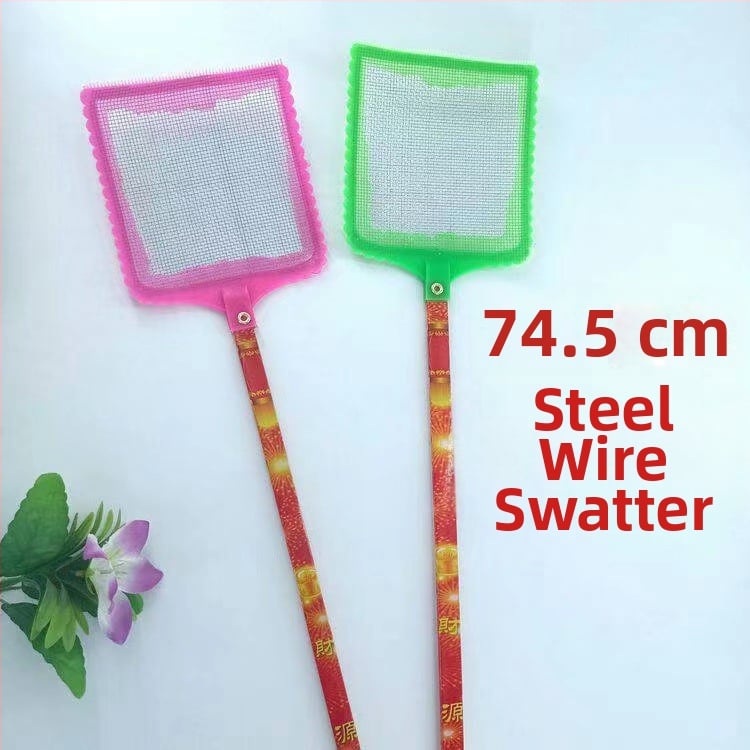 Musės šluotelė iš bambuko ir geležinės grotelės; kinų stiliaus; netoksiška