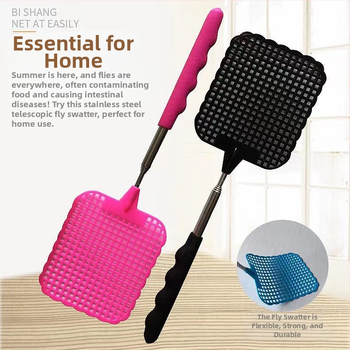Fly Swatter, plastikinis, Light Luxury stilius, tradicinis dizainas, nekenksmingas, be kvapo