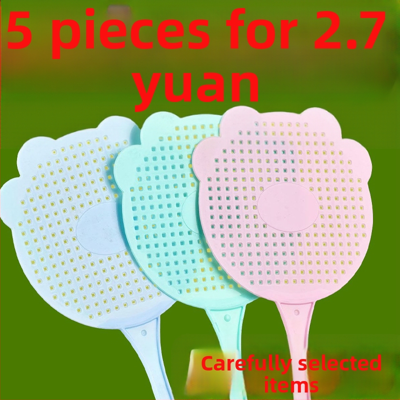 Plastikinis musių plaktukas – šviesus prabangos stilius; medžiaga: plastikas; toksikologija: mikrotoksiškumas