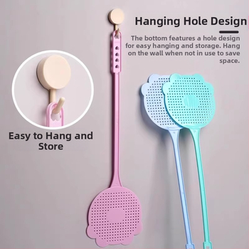 Namų musėms skirtas rankinis su ilga rankena ir stores plastmasas – rankinis, namų naudojimui; stilius: lengvas prabanga; toksikacija: mikrotoksiška; prekė: Other; be pritaikymo