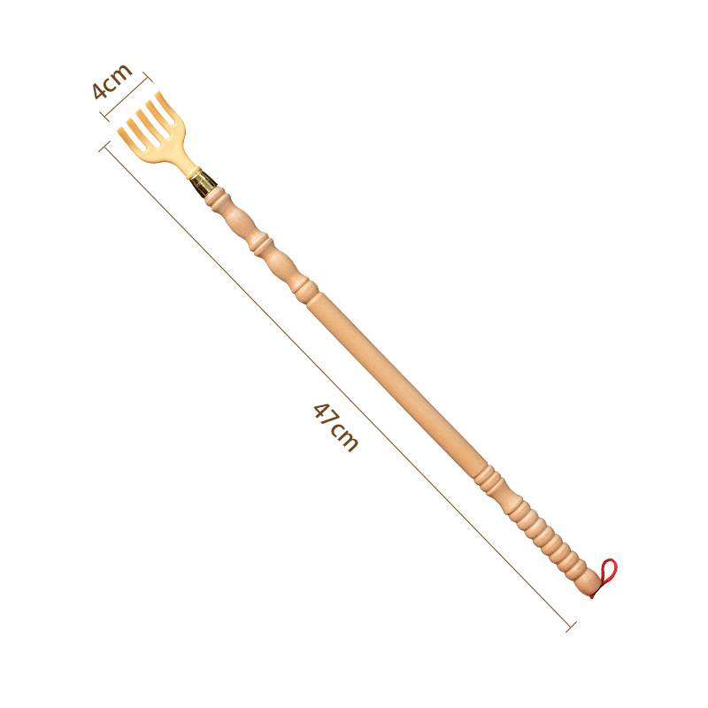 Nugaros šepetėlis – rankinis medinis/bambukinis įrankis nugarai (Funkcija: nugaros įbrėžimas; Medžiaga: medis/bambukas)