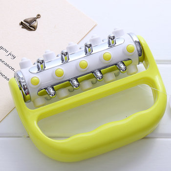 Jeannier масажор – пластмасов ръчен масажор за тяло, лице, гръб, талия и крака; тегло 130 г; печатано лого; възможност за персонализиране; подходящ за здравословна грижа и фитнес красота