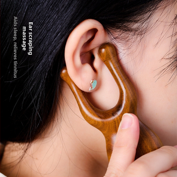 Ξύλινος μασάζ προσώπου και ματιών από σανδαλόξυλο και ροζ ξύλο, πολυλειτουργικός εργαλείο για μασάζ σε σημεία βελονισμού, μασάζ μύτης και γύρω από τα μάτια, μεσημβρινή χτένα, lifting προσώπου, μοντέρνο μινιμαλιστικό στυλ