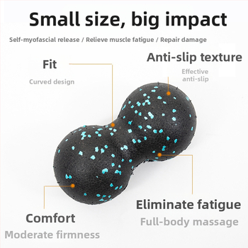 Galecon EPP Jogos kamuolys – akupunktūros masažo kamuolys, kojų masažo volas, fascijos kamuolys, 64 g