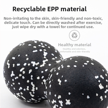 Galecon EPP Jogos kamuolys – akupunktūros masažo kamuolys, kojų masažo volas, fascijos kamuolys, 64 g