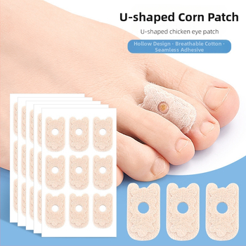 U formos medvilninis pėdų pleistras nuo karpų, apsauga nuo trinimosi ir pūslų, tinka visoms metų laikams