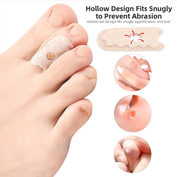 U formos medvilninis pėdų pleistras nuo karpų, apsauga nuo trinimosi ir pūslų, tinka visoms metų laikams