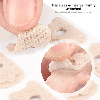 U formos medvilninis pėdų pleistras nuo karpų, apsauga nuo trinimosi ir pūslų, tinka visoms metų laikams