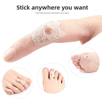 U formos medvilninis pėdų pleistras nuo karpų, apsauga nuo trinimosi ir pūslų, tinka visoms metų laikams