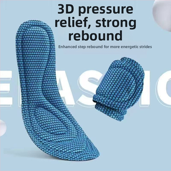 Αντιβακτηριακές σόλες για αθλητικά παπούτσια — 3D απορρόφηση κραδασμών, μασάζ, απορρόφηση ιδρώτα και διαπνοή, πλήρους μήκους, unisex