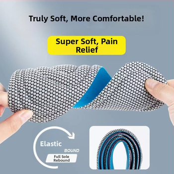 Αντιβακτηριακές σόλες για αθλητικά παπούτσια — 3D απορρόφηση κραδασμών, μασάζ, απορρόφηση ιδρώτα και διαπνοή, πλήρους μήκους, unisex
