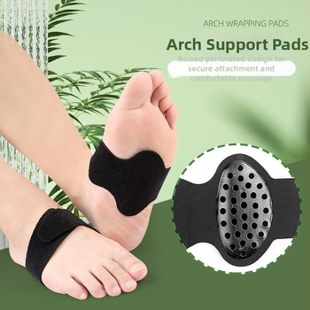 Πάτος ποδιού αψίδας με οπές – ορθοπαιδικός πάτος αψίδας με απορρόφηση κραδασμών (μοντέλο 011); υλικά: SBR, πολυεστέρας, SEBS; κατάλληλο για μποτ, σανδάλια, καθημερινά παπούτσια, ζεστά παπούτσια, υφασμάτινα παπούτσια, εργασία; εποχές: καλοκαίρι, χειμώνας, ά