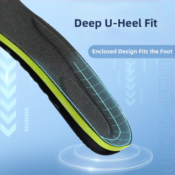 Πάτος για αθλητικά παπούτσια με στήριξη καμάρας, PU υλικό, διαπνέων, απορροφά τον ιδρώτα, έλεγχος οσμών, πάτος πλήρους μήκους