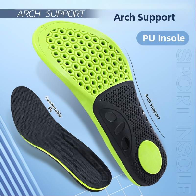 Πάτος για αθλητικά παπούτσια με στήριξη καμάρας, PU υλικό, διαπνέων, απορροφά τον ιδρώτα, έλεγχος οσμών, πάτος πλήρους μήκους