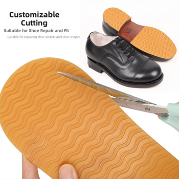 Visų sezonų gumos pado pleistras kurpėms – atsparus dilimui, neslidus ir triukšmo slopinimas; stilius Water Ripple Heel Sticker