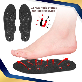 Μαγνητικοί πάτοι παπουτσιών για άνδρες και γυναίκες – Αναπνεύσιμο ύφασμα με μαγνήτες, Θεραπεία μαγνητικής υποστήριξης καμάρας, Ολόκληρος πάτος, Κατάλληλο για αθλητικά, δερμάτινα και μποτάκια