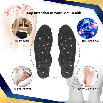 Μαγνητικοί πάτοι παπουτσιών για άνδρες και γυναίκες – Αναπνεύσιμο ύφασμα με μαγνήτες, Θεραπεία μαγνητικής υποστήριξης καμάρας, Ολόκληρος πάτος, Κατάλληλο για αθλητικά, δερμάτινα και μποτάκια