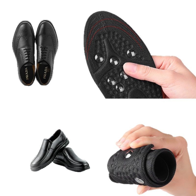 Μαγνητικοί πάτοι παπουτσιών για άνδρες και γυναίκες – Αναπνεύσιμο ύφασμα με μαγνήτες, Θεραπεία μαγνητικής υποστήριξης καμάρας, Ολόκληρος πάτος, Κατάλληλο για αθλητικά, δερμάτινα και μποτάκια