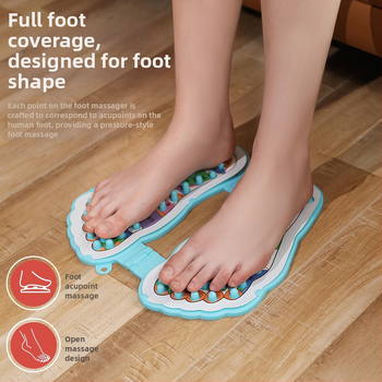 Optimizing Force плантарна масажна дъска за акупунктурни точки с текстурирани изпъкналости – масаж с пръстово налягане, 350 г