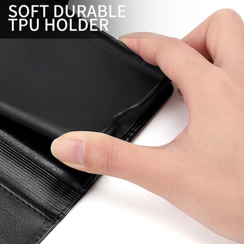 Husă din piele cu clapă și suport pentru iPhone 15/16 și Samsung S23U/S25; piele importată de înaltă calitate + TPU; prelucrare mecanică; suport pentru personalizare; protecție anti-cădere