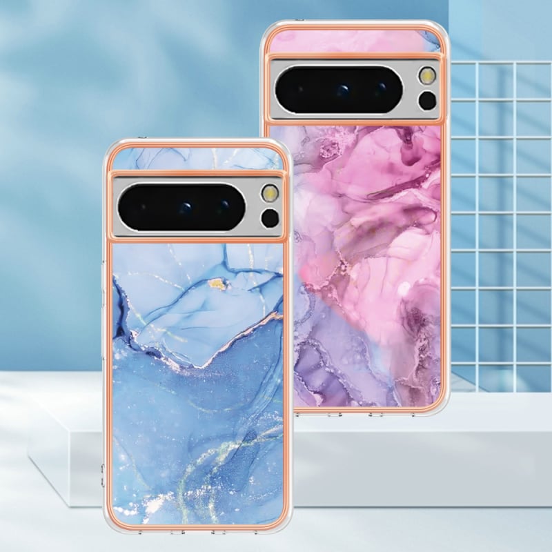 Puzdro na Google Pixel 9 Pro a Pixel 8/8 Pro, TPU+PC materiál, IMD spracovanie, proti pádu, zadný kryt