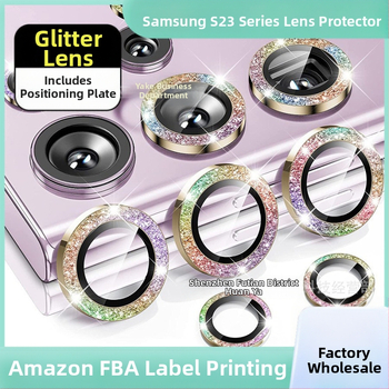 Ochranný kryt objektívu fotoaparátu pre Samsung — tvrdené sklo, predný film, HD, odolný voči výbuchu, proti pádu