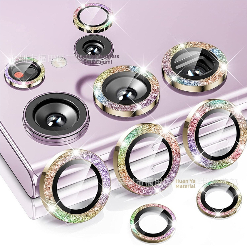 Ochranný kryt objektívu fotoaparátu pre Samsung — tvrdené sklo, predný film, HD, odolný voči výbuchu, proti pádu