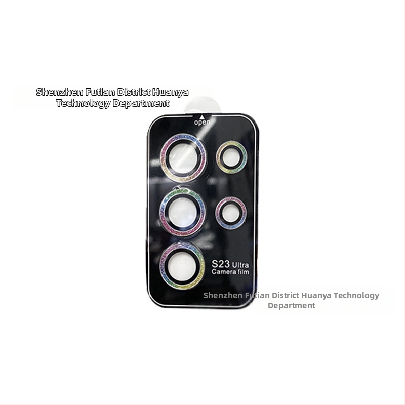 Ochranný kryt objektívu fotoaparátu pre Samsung — tvrdené sklo, predný film, HD, odolný voči výbuchu, proti pádu