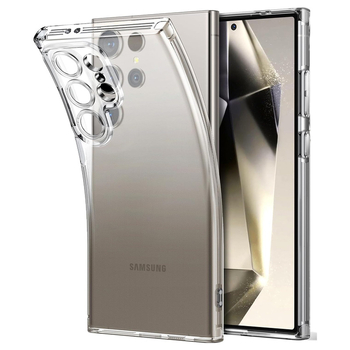 TPU vāciņš Samsung S24/S24 Ultra ar pilnu objektīva aizsardzību, triecienizturīgs, pret pirkstu nospiedumiem, karstā presēšana