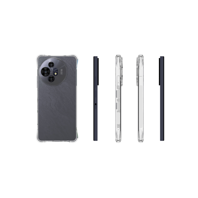 Tālruņa apvalks TCL 50 Pro NxtPaper 5G – TPU mīksts korpuss, gaisa spilvens pret kritieniem, minimālistisks stils, plastmasas veidne