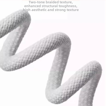 USB-C megztas kabelis, USB-C į USB-C, 0,3–2,5 m, 100W max, greitas įkrovimas