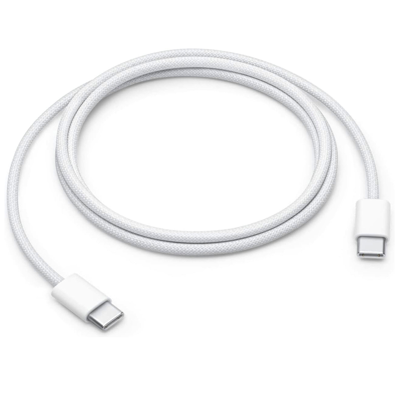 USB-C megztas kabelis, USB-C į USB-C, 0,3–2,5 m, 100W max, greitas įkrovimas