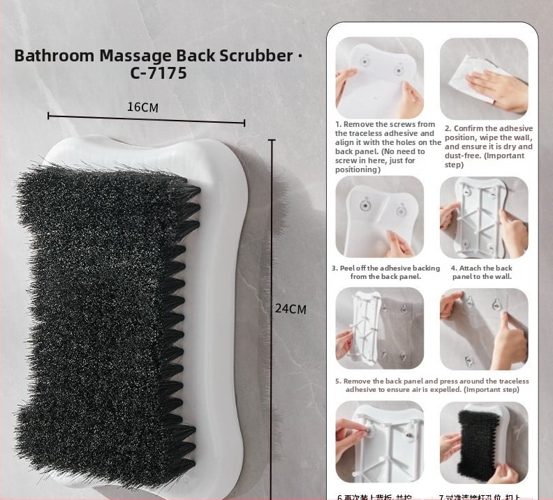 Imakara vonios masažo šepetėlis — pritaikomas apdorojimas, licencijuotas privatus prekės ženklas, bendram naudojimui