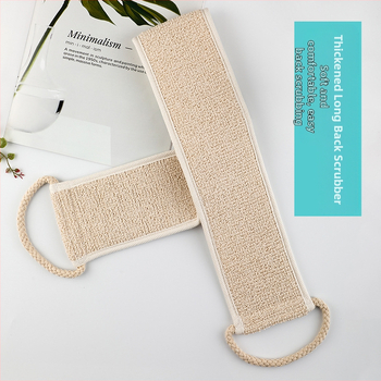 DUOFUEN lininis vonios rankšluostis, dviejų pusių masažas nugarai, 240 vnt., pritaikomas privatinis ženklinimas