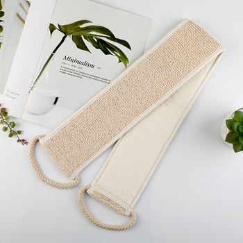 DUOFUEN lininis vonios rankšluostis, dviejų pusių masažas nugarai, 240 vnt., pritaikomas privatinis ženklinimas