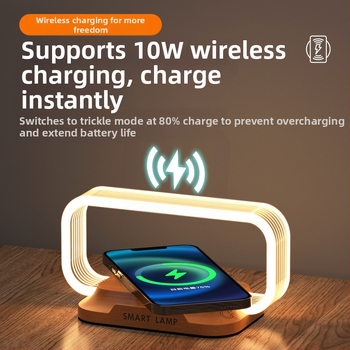 Λαμπτήρας κομοδίνου με ακρυλικό σκιά, αφής διακόπτης και νυχτερινό φωτισμό (CRI ≥90; βασική φωτεινότητα; τροφοδοσία από πρίζα)