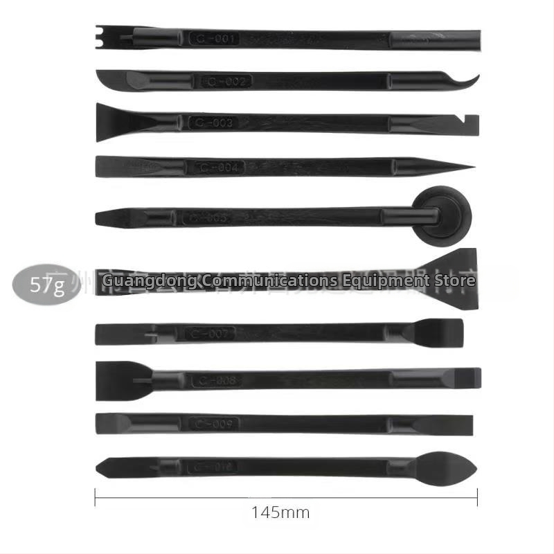 Комплект за демонтаж на мобилен телефон, 10 в 1, пластмасов двустранен лост за ремонт